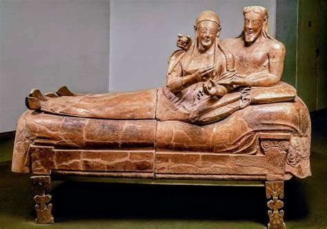  Sarcophagus of the Spouses – En Detaljerad Blick På Dödens Romantik Och Den Tidiga Kristna Konstens Mystik