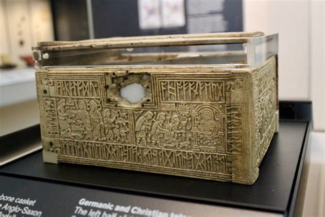 The Franks Casket: Intricately Carved Narrative and Symbolic Tapestry